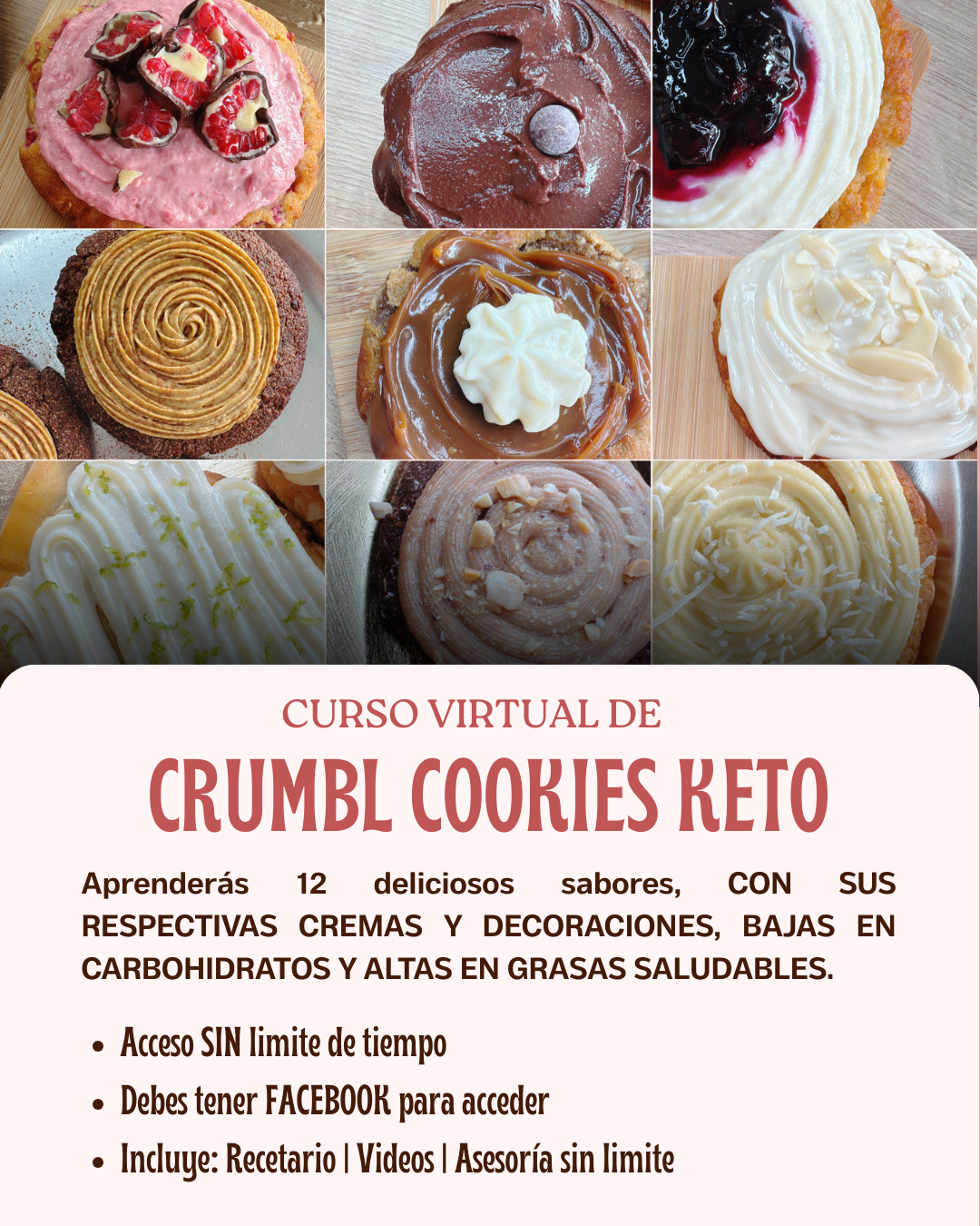 CURSO VIRTUAL CRUMBL COOKIES KETO